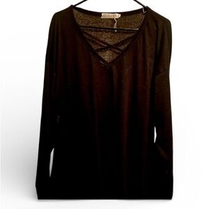 Elegant Black Women's Top